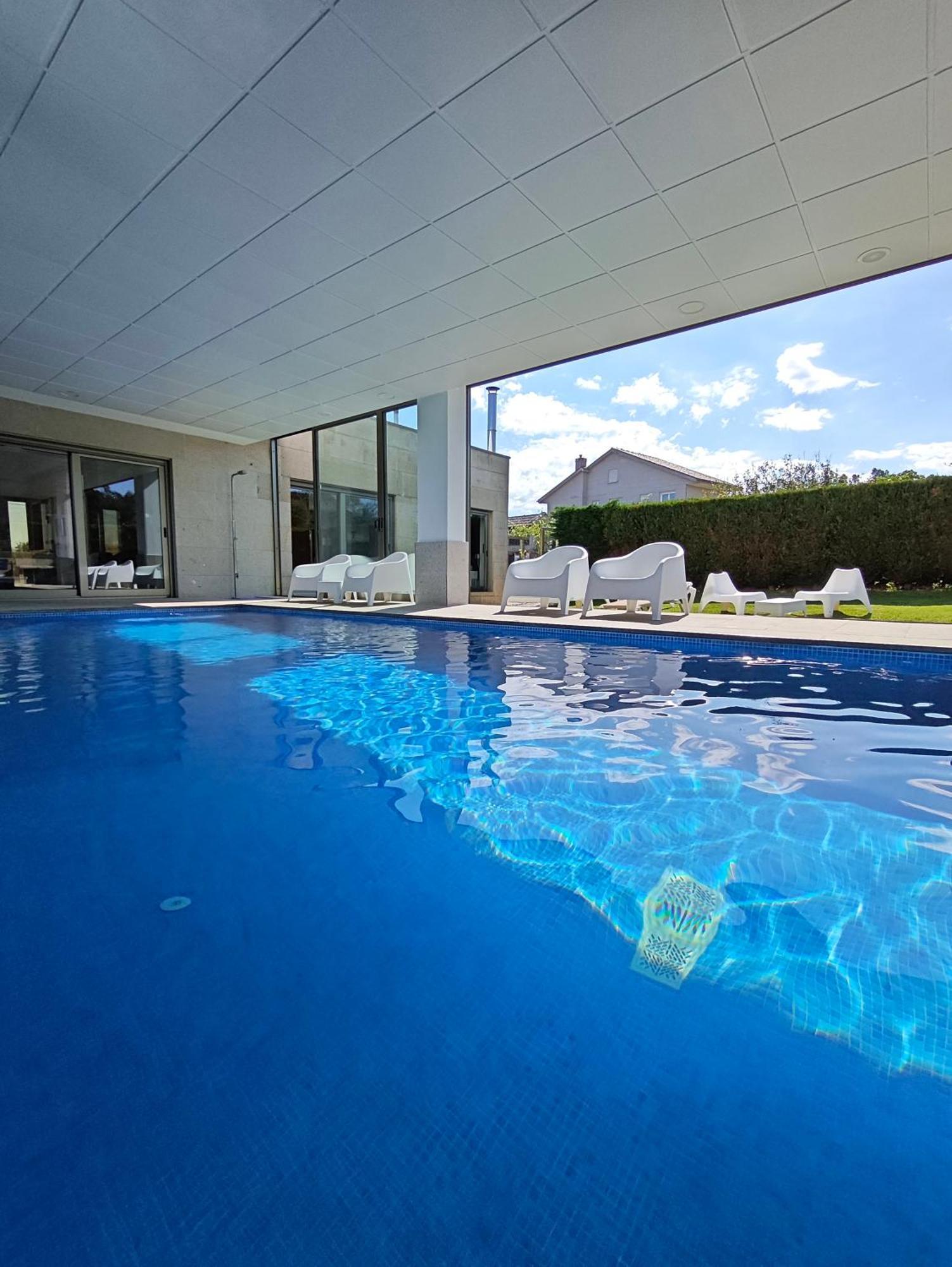Sanxenxo Casa Rial 47 con PISCINA CLIMATIZADA Exterior foto