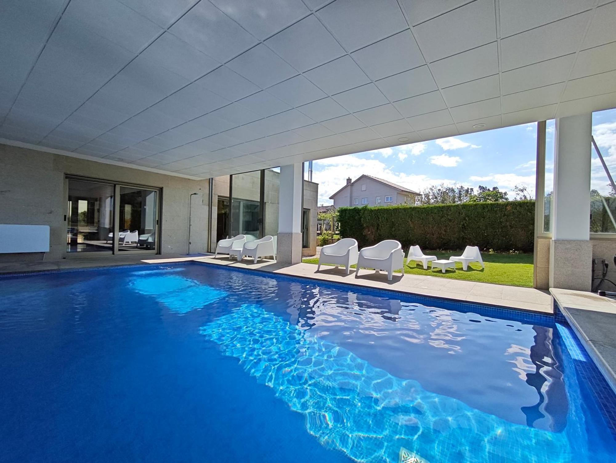 Sanxenxo Casa Rial 47 con PISCINA CLIMATIZADA Exterior foto